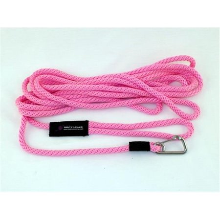 SOFT LINES Soft Lines PSW10830HOTPINK Floating Dog Swim Snap Leashes 0.5 In. Diameter By 30 Ft. - Hot Pink PSW10830HOTPINK